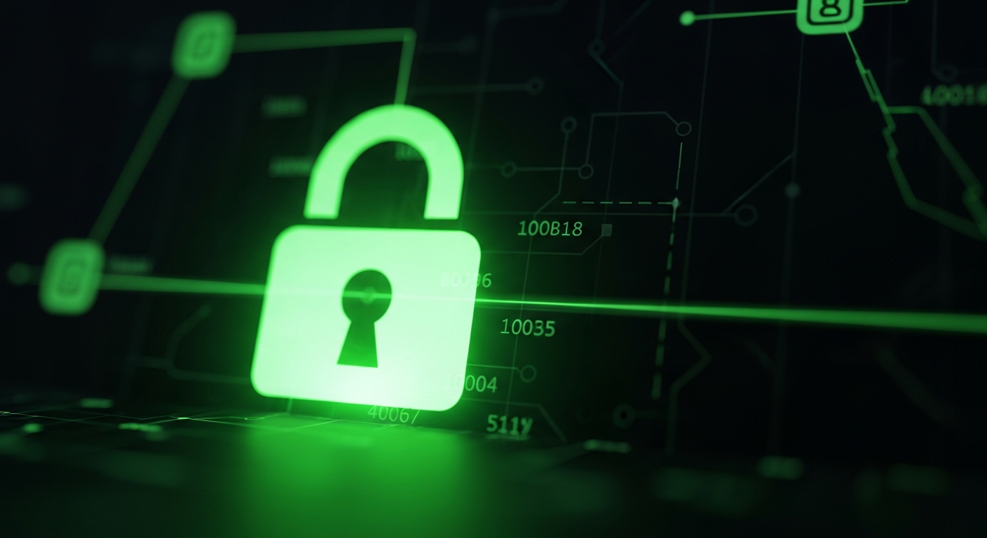 Close-up of a phishing email warning on a computer screen — cybersecurity threat detection